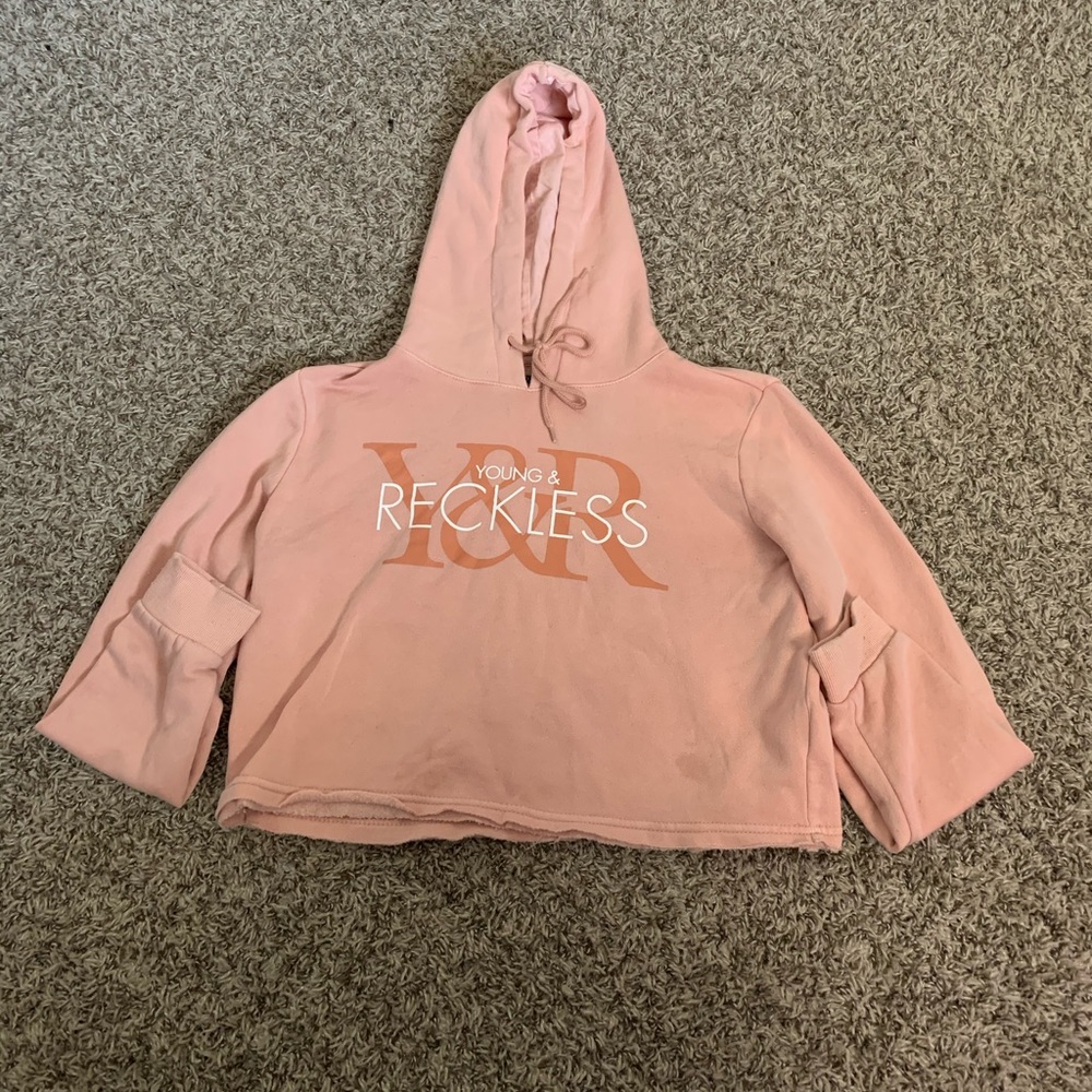 Womens young and reckless crop top like for offers